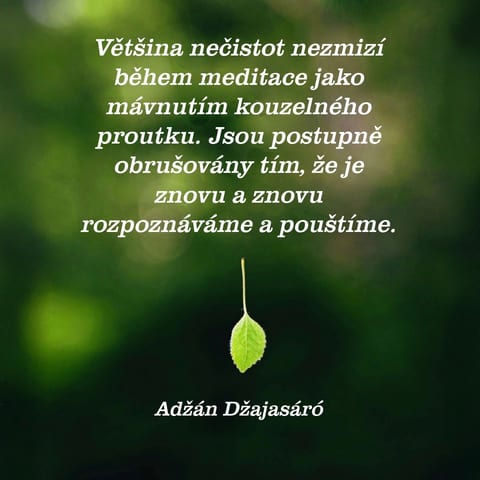 Období dešťů, období vnitřního růstu